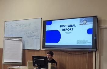 Képek a Doctoral Reports programról